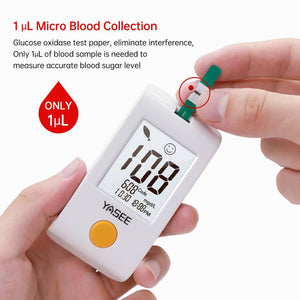 Blood Glucose Meter(GLM-73 Black orange )