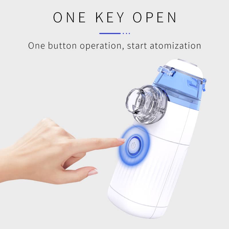 Ultra quiet handheld mesh nebulizer machine