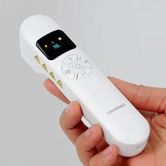 UV308B handheld device with digital display and physical control buttons