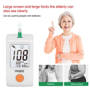 Blood Glucose Meter（GLM-73 Black orange ）