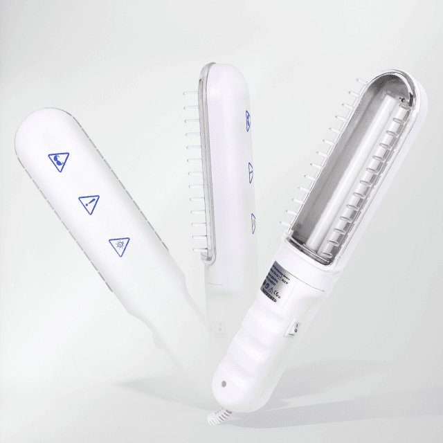BU-1S 311nm NB-UVB phototherapy lamp home use demonstration